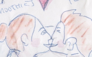Aiden's 'Morty's Foodcourt (Love Letter)' (2010). Detail. Courtesy the artists.
