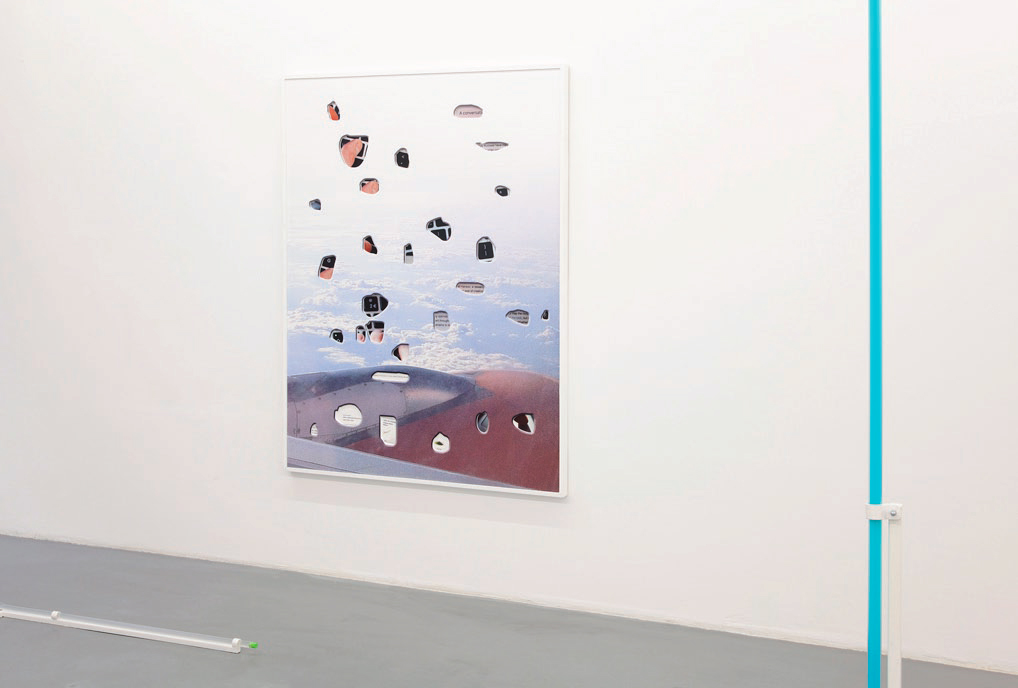 Anne de Vries, 'Interface - EasyJet' (2014). Install view. Courtesy the gallery.