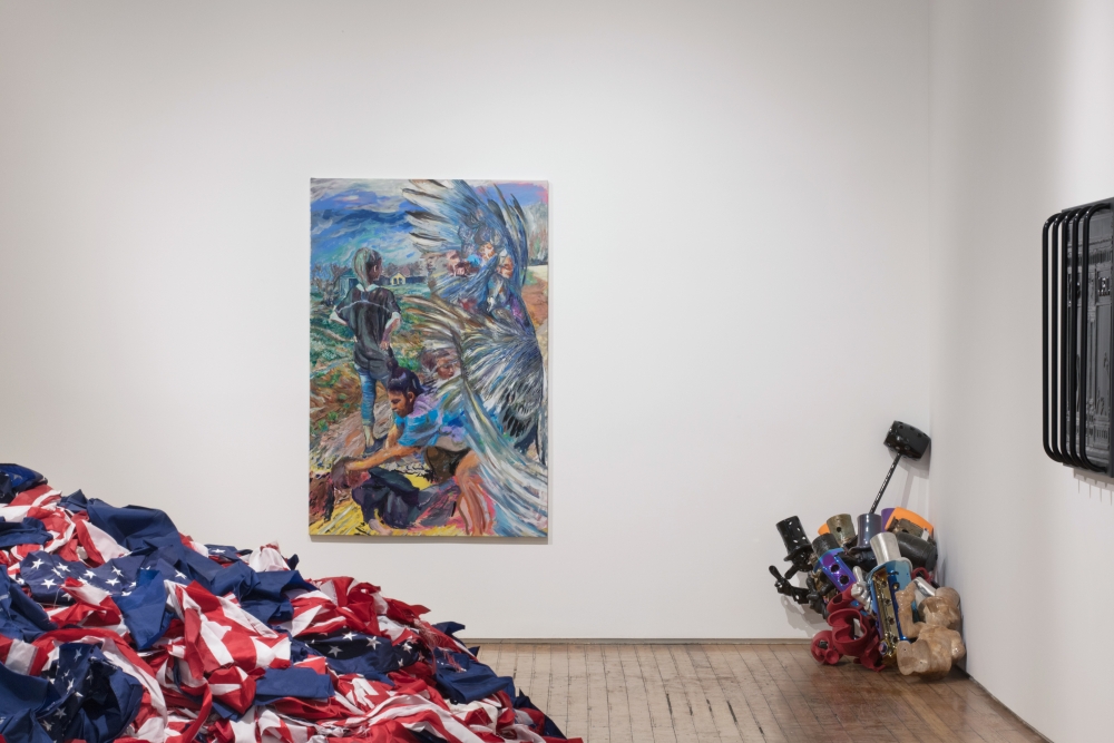 <em>At This Stage</em> (2017). Exhibition view. Photo by Elon Schoenholz. Courtesy the artist + Château Shatto, Los Angeles.