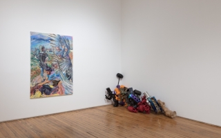 <em>At This Stage</em> (2017). Exhibition view. Photo by Elon Schoenholz. Courtesy the artist + Château Shatto, Los Angeles.
