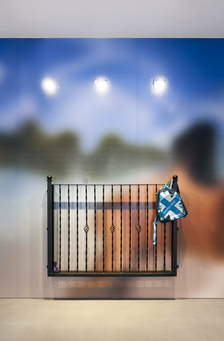 Constant Dullaart, 'Balconisation', London 2012, cast iron balcony, 2014, 150 x 110 cm