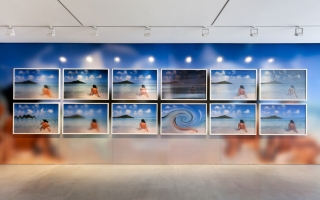 Constant Dullaart, lenticular prints 2, installation view, room 1, 2014