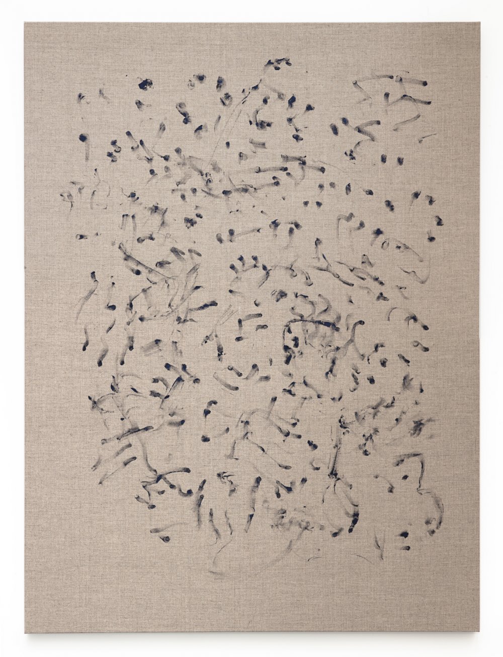 Donna Huanca, ‘Finger paining (YSL, faux CILS)’ (2015). Install view. Courtesy Valentin, Paris.