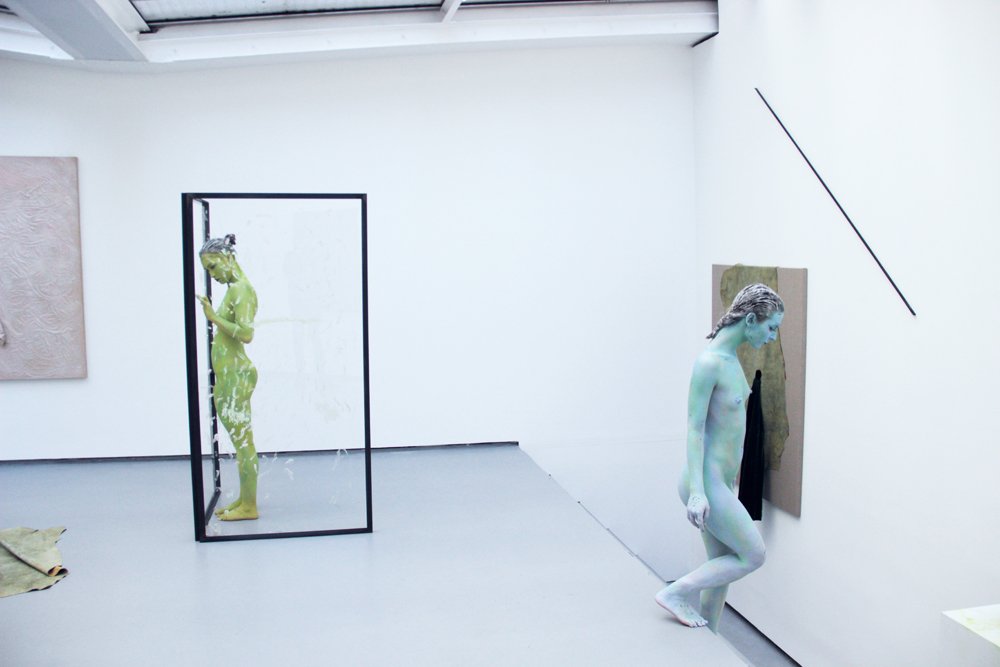 Donna Huanca, 'Water scars' (2015). exhibition view. Courtesy Valentin, Paris.