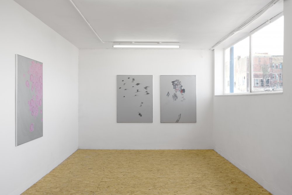 Doug Bowen, <i>Down in the Dumps</i> (2015) Exhibition view. Courtesy Cactus.