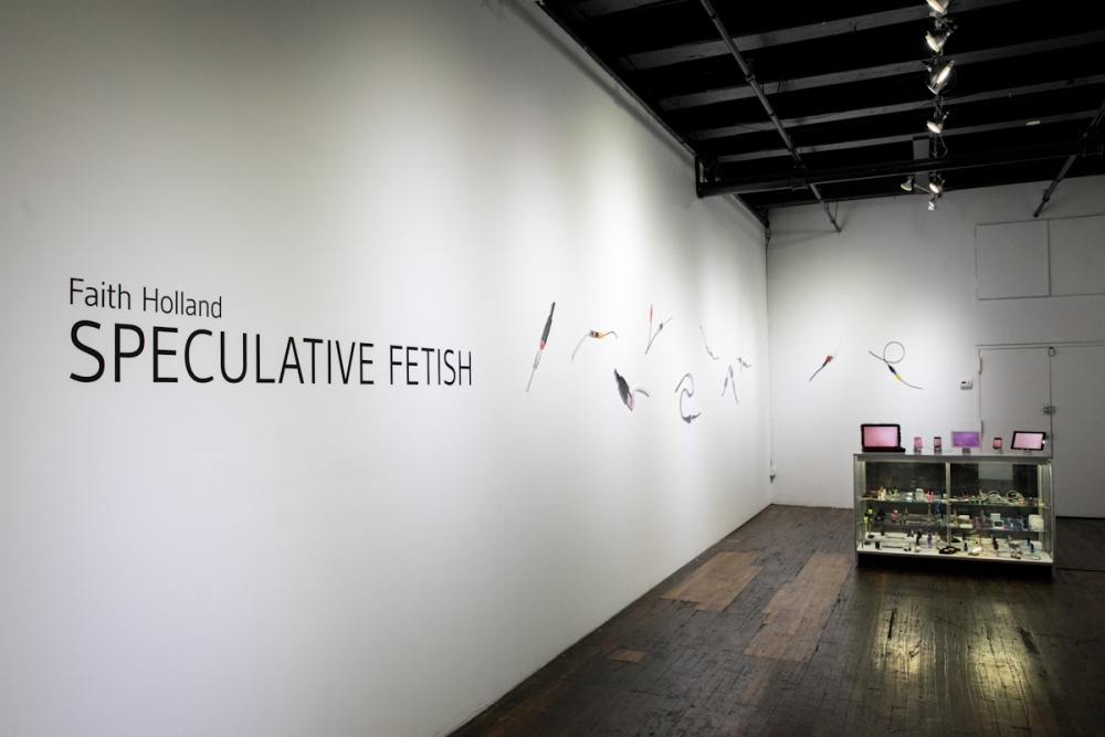 Faith Holland <em>Speculative Fetish</em> (2017/18) Installation view. Courtesy the artist + Transfer, New York.