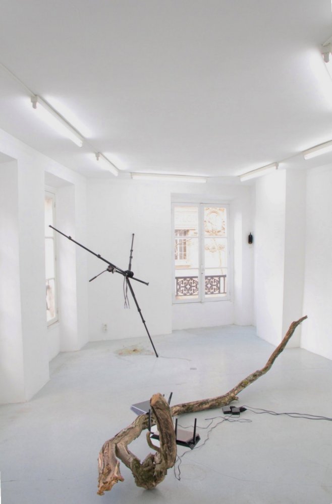 <i>Fenetre</i> (2015) @ Galerie Joseph Tang. Exhibition view. Courtesy Dustin Cauchi + Francesca Mangion.