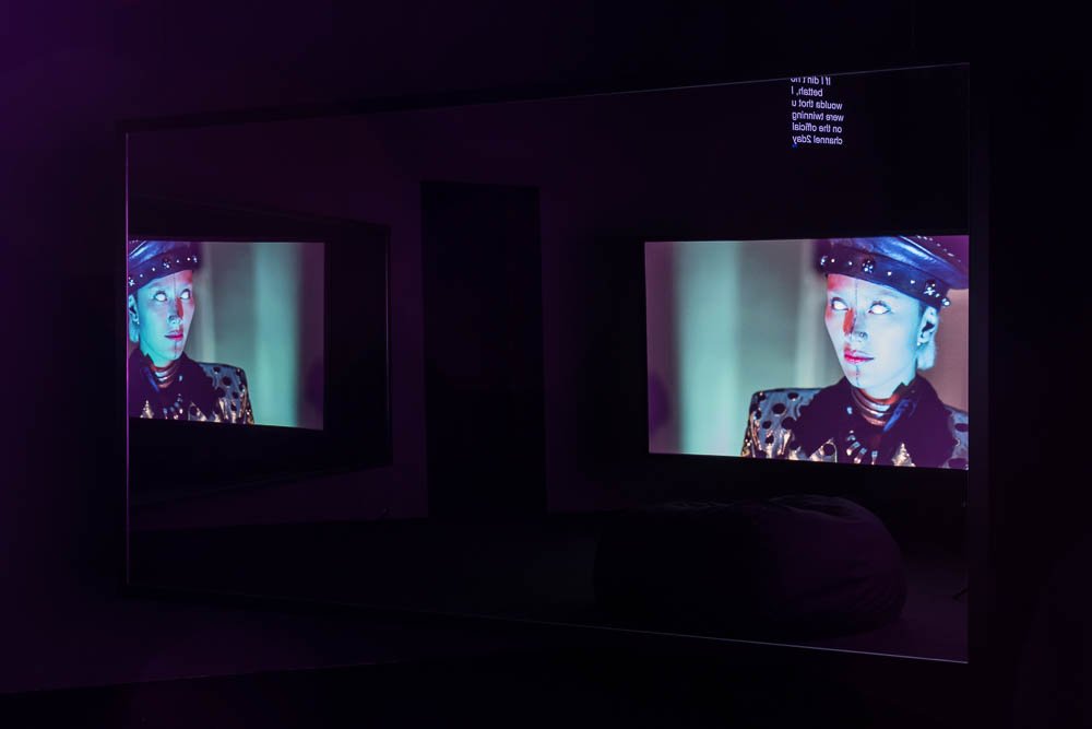 Wu Tsang. Installation view of <i>Looks</i> (22 April 2015 - 21 June, 2015). Institute of Contemporary Arts London (ICA). Photo by Mark Blower.