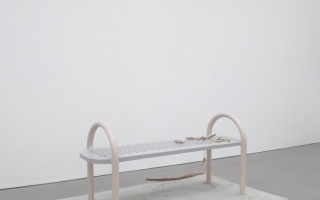 Pablo Jones Soler, <i>benches</i> (2015). Install view. Courtesy Cell Project Space, London.