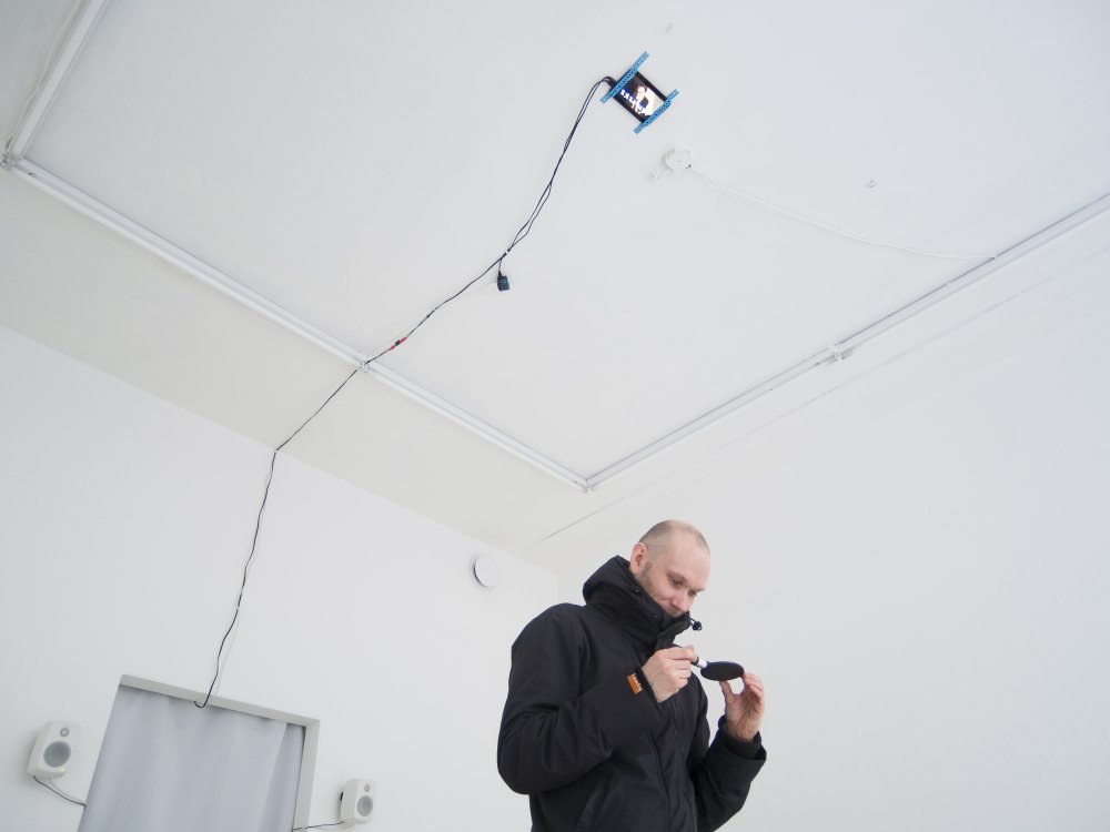 Kimmo Modig + Jacques Lacotey, <i>I Was Gonna Cancel</i> (2015). Exhibition view. Image courtesy Sorbus-galleria.