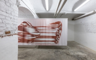 Nicolas Pelzer 'Collider Body' (2017) Installation view. Courtesy the artist + Future Gallery, Berlin.