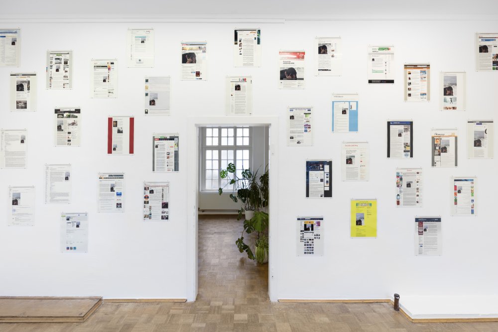 David Horvitz @ <i>Transparencies</i> (2015-16). Installation view. Courtesy Kunstverein, Bielefeld.