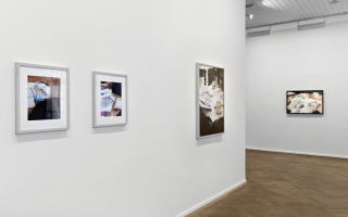 Calla Henkel & Max Pitegoff @ <i>Transparencies</i> (2015-16). Installation view. Courtesy Kunstverein, Bielefeld.