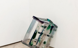 Hadrien Gérenton, 'Dormigliona, esaurimento' (2015). Install view. Courtesy New Galerie, Paris.